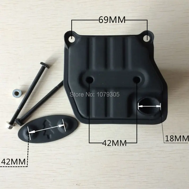 45CC 52CC 58CC 4500 5200 5800 chainsaw one hole muffler - Image 3
