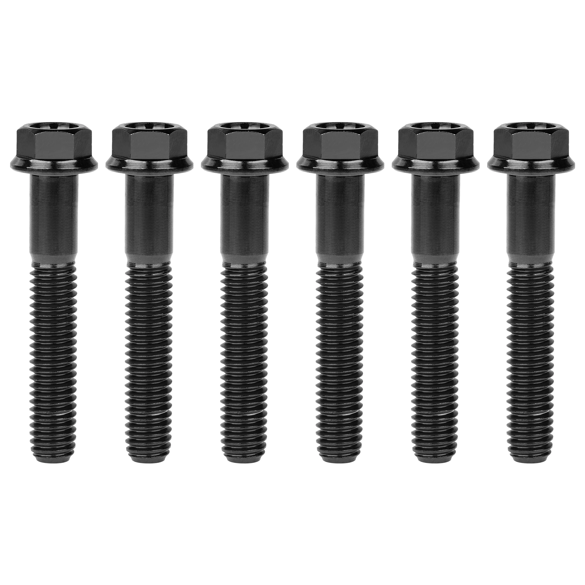 Wanyifa Titanium Screws Flange Head Hexagon Bolts M6x30/35/40/45mm For Bicycle Modification Part Fasteners 6Pcs - Image 18