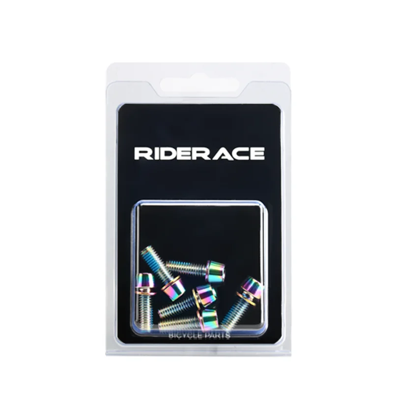 6 Pcs Bicycle Disc Brake Caliper Bolt Clamp Fixed Screws M6*18MM Titanium-plated Colorful Stainless Steel For MTB Mountain Bike - Image 8