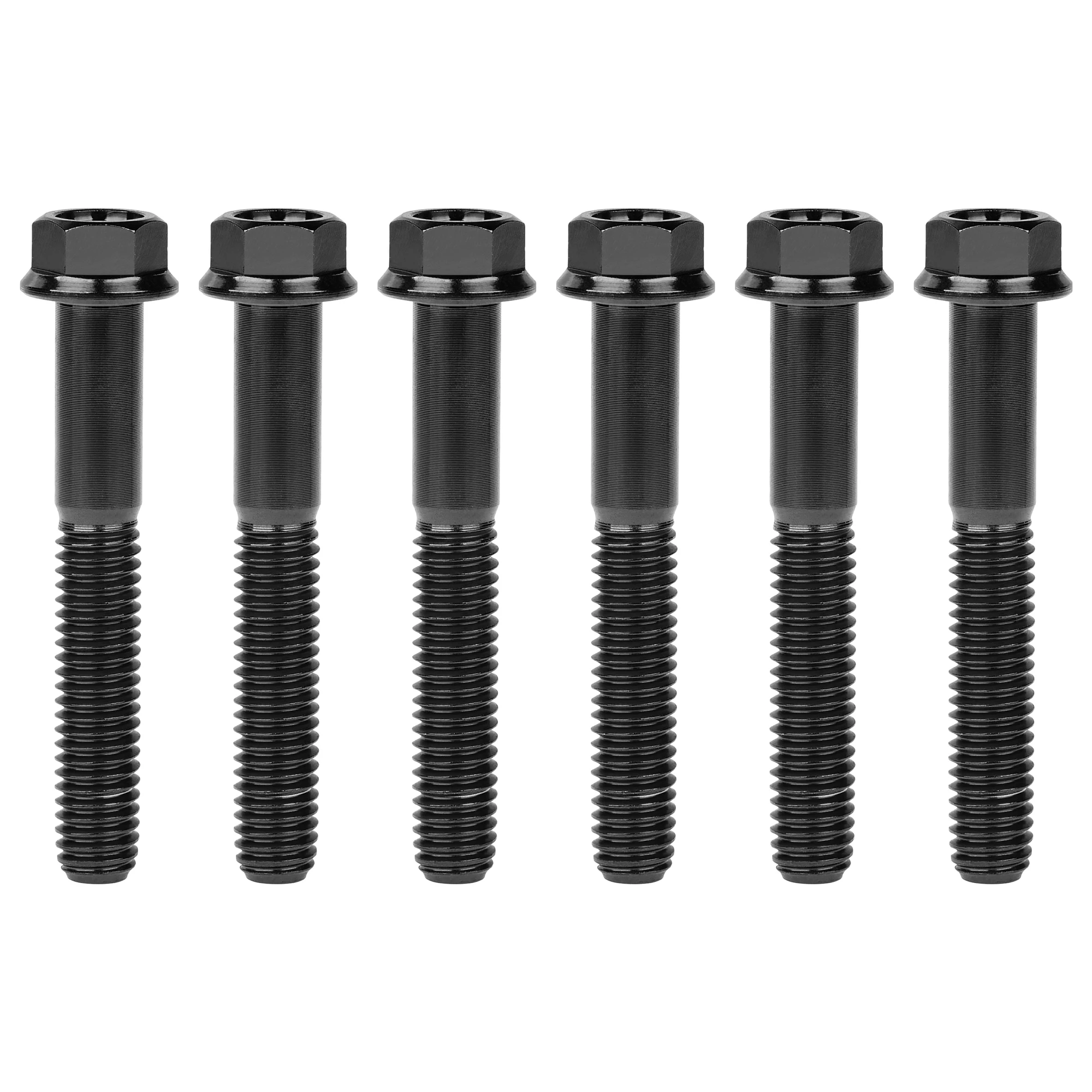 Wanyifa Titanium Screws Flange Head Hexagon Bolts M6x30/35/40/45mm For Bicycle Modification Part Fasteners 6Pcs - Image 23