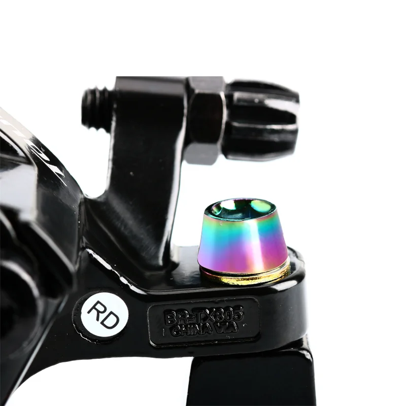 6 Pcs Bicycle Disc Brake Caliper Bolt Clamp Fixed Screws M6*18MM Titanium-plated Colorful Stainless Steel For MTB Mountain Bike - Image 4