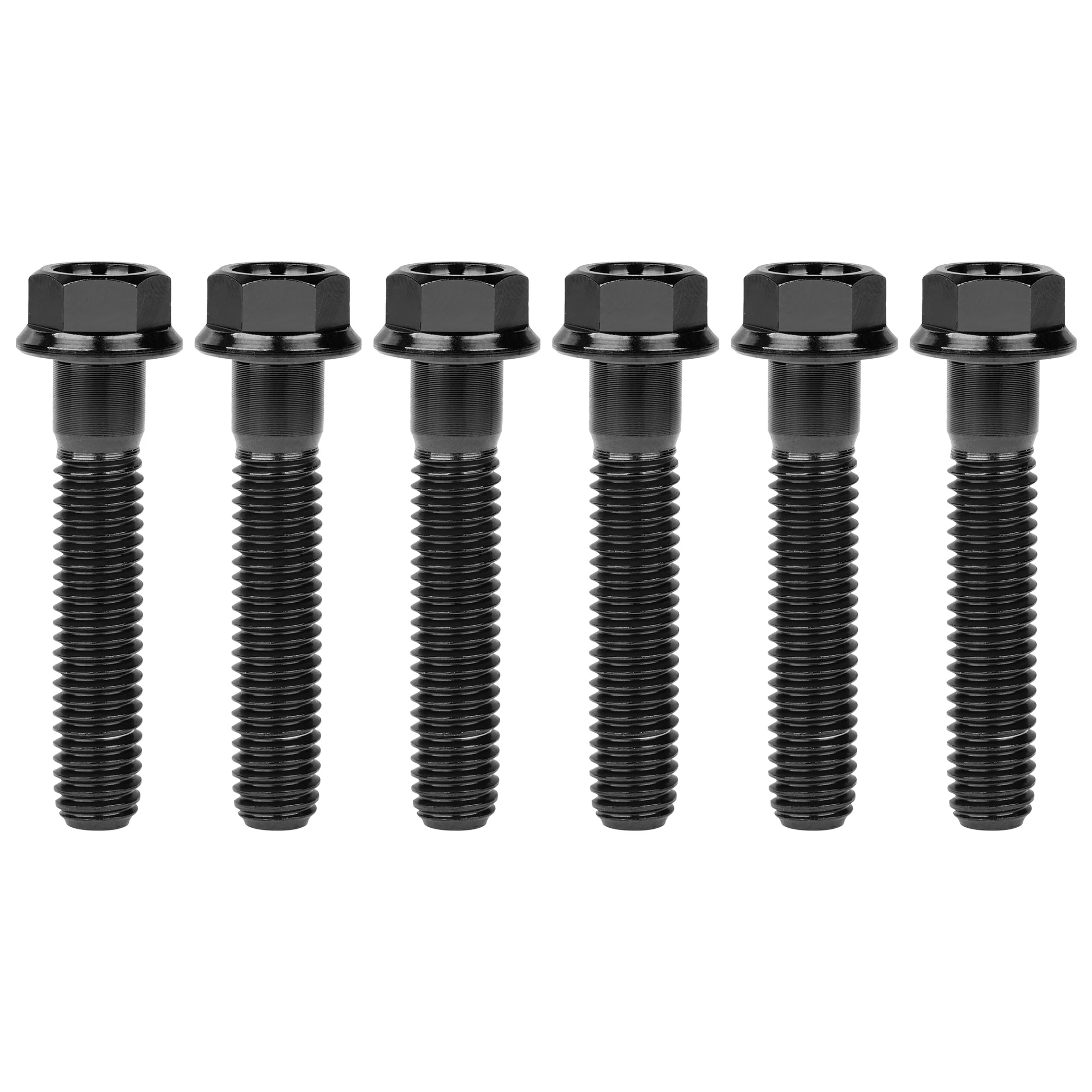 Wanyifa Titanium Screws Flange Head Hexagon Bolts M6x30/35/40/45mm For Bicycle Modification Part Fasteners 6Pcs - Image 9